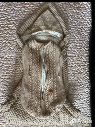 Конверт, кокон и шапочка на выписку loom