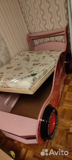 Детская кровать-машина «Принцесса»