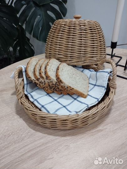Набор плетеных корзин из бумажной лозы