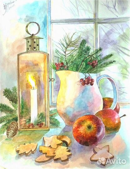 Картина акварелью 