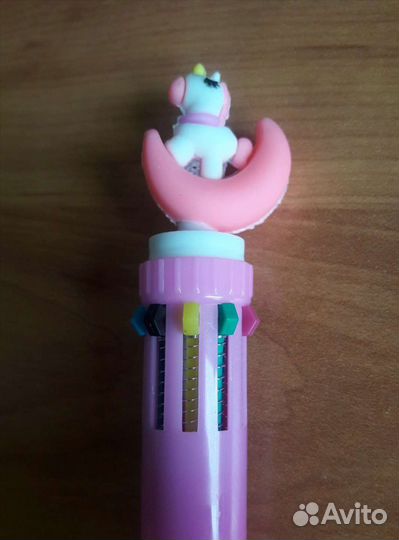 Ручка шариковая, 10 цветов