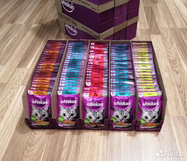 Влажный корм для кошек Whiskas