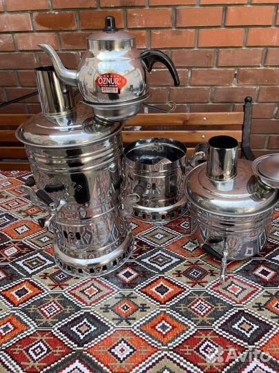 Самовар на дровах разборный