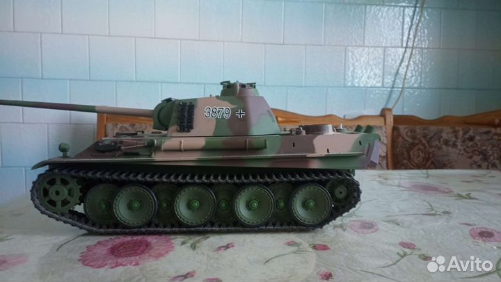 Танк пантера на радиоуправлении от heng long