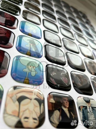 3D стикеры оптом с твоим дизайном