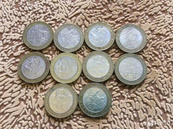 Мценск 10 шт и Белгород 12 шт