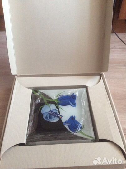 Набор квадратных тарелок из упрочненого стекла