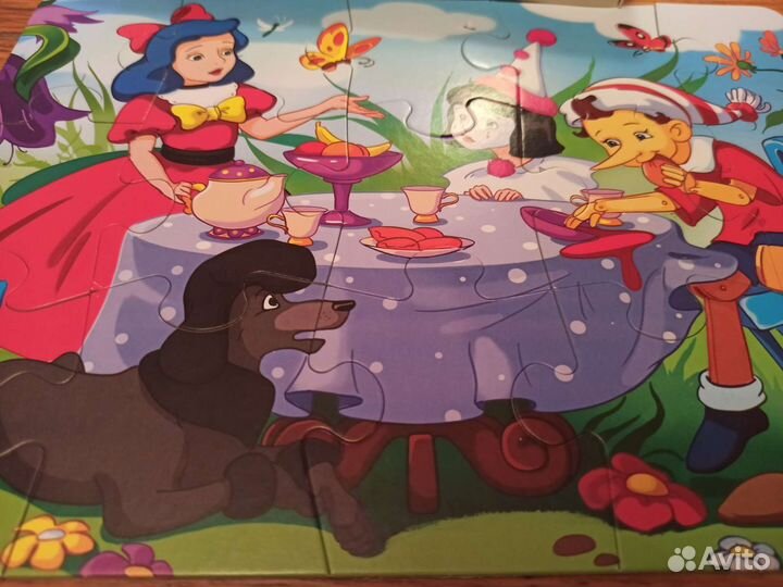 Пазлы детские 12шт