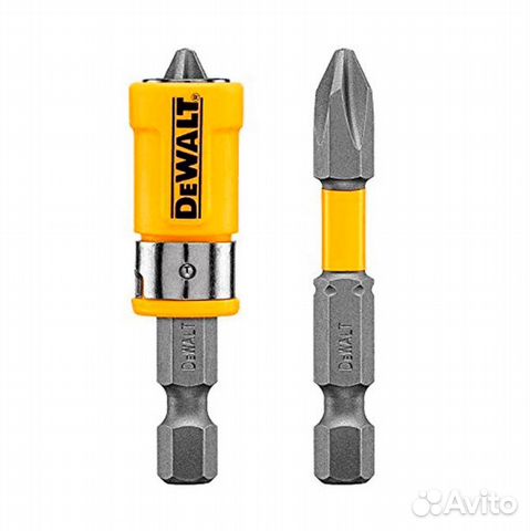 Держатель для бит dewalt DWA2PH2SL + биты PH2 2 шт