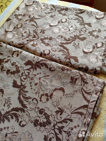 Шторы винтажные лен, хлопок СССР