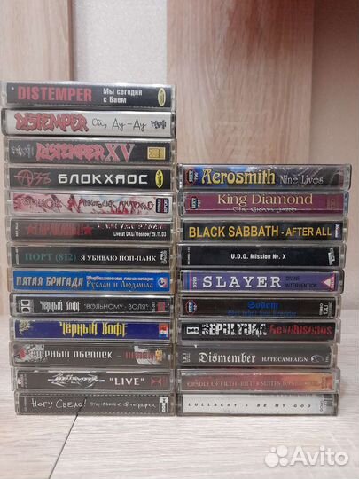 Аудиокассеты Rock Punk Metal