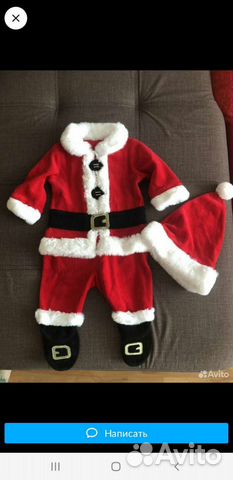 Новогодний костюм для мальчика 68-74