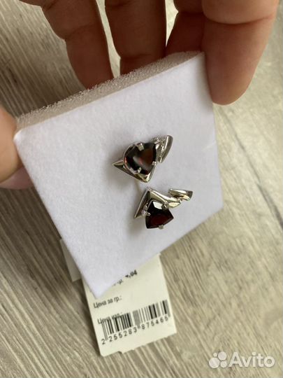 Серьги из серебра