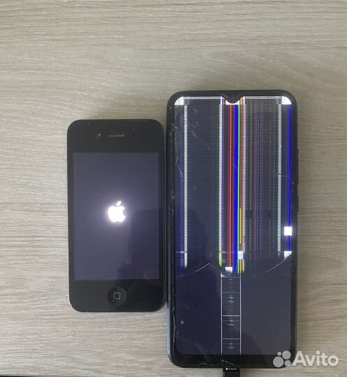 Телефон xiaomi redmi 9a и iPhone 4