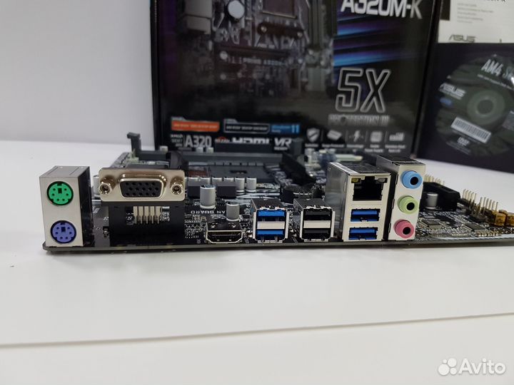 Мат. плата asus prime A320M-K (RTL) AM4