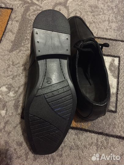 Туфли школьные 35р кожа