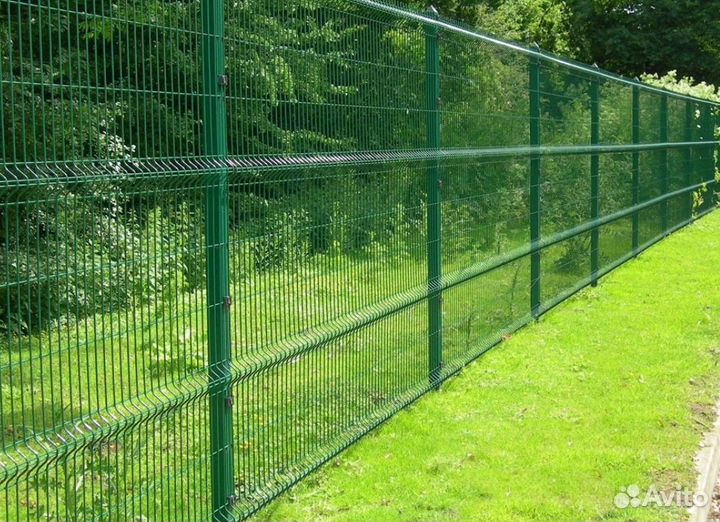 Забор из 3D сетки быстро