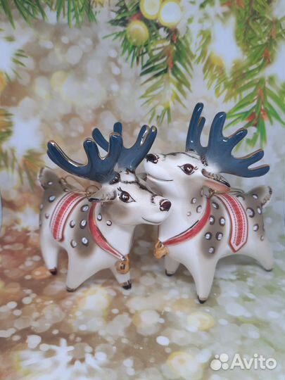 Елочные игрушки фарфор