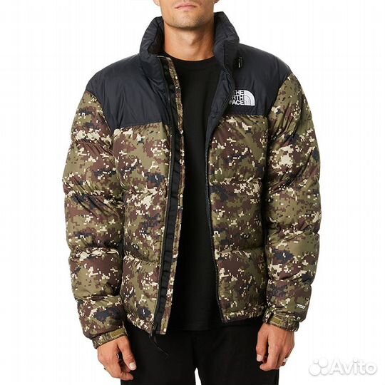 THE north face 1996 Collection Down Jacket Unisex Green Camouflage (M)(88)