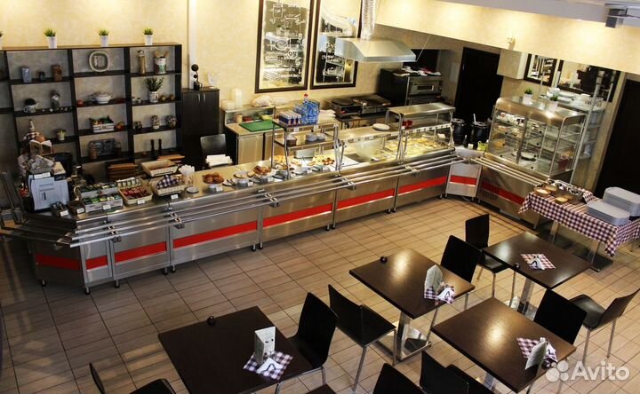 Столовая в ТЦ с низкой арендой