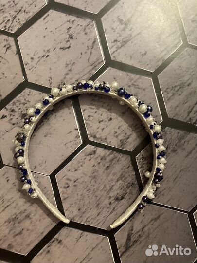 Ободок для волос ручной работы