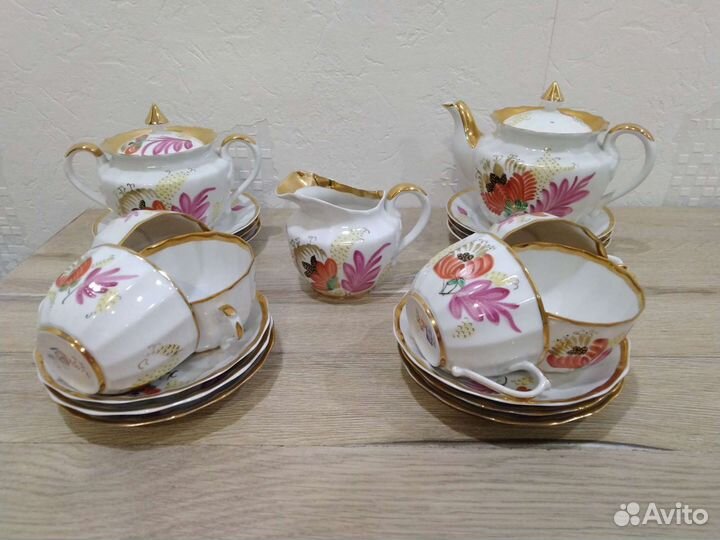 Чайный сервиз (дфз Вербилки) СССР