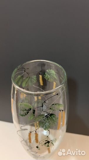 Ваза для цветов с рисунком