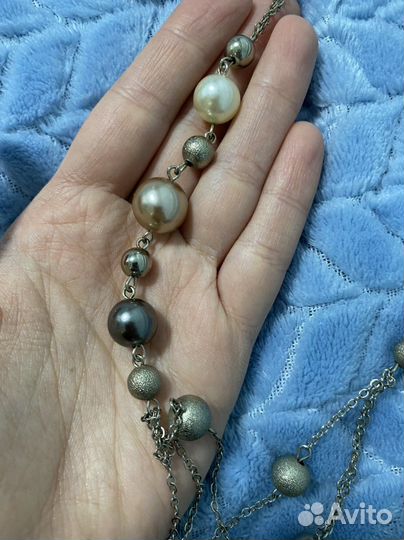 Бусы из искусственного жемчуга
