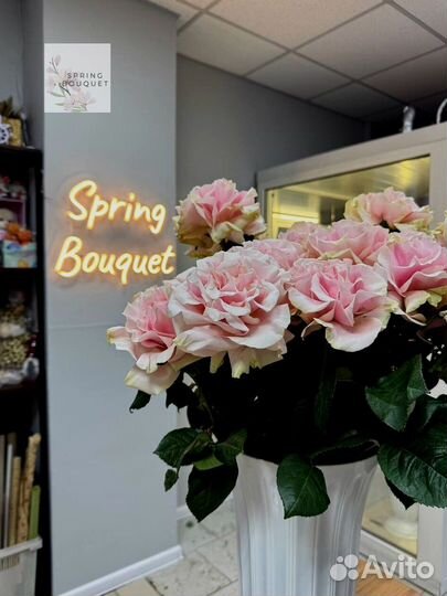 101 роза Цветы