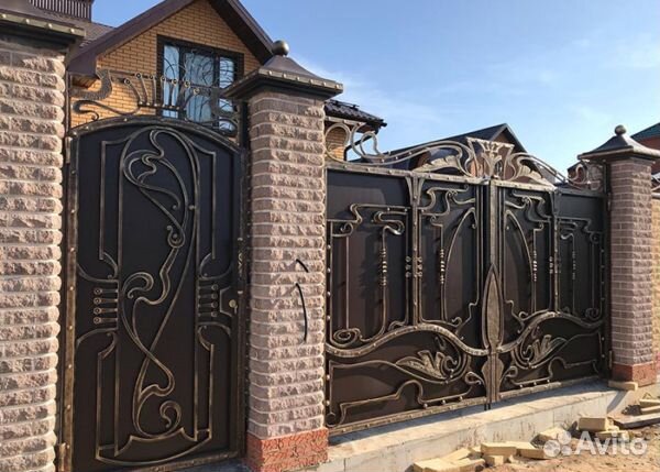 Кованые ворота