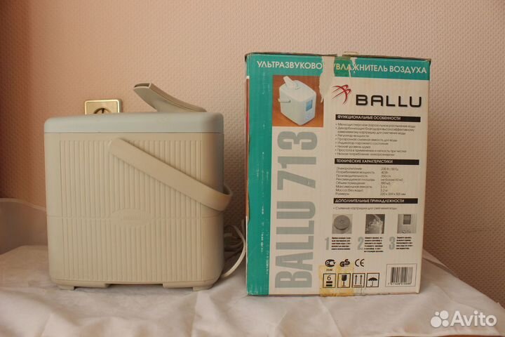 Увлажнитель воздуха ballu 713