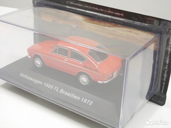 1/43 Volkswagen 1600TL Brasilien, Deagostini IXO