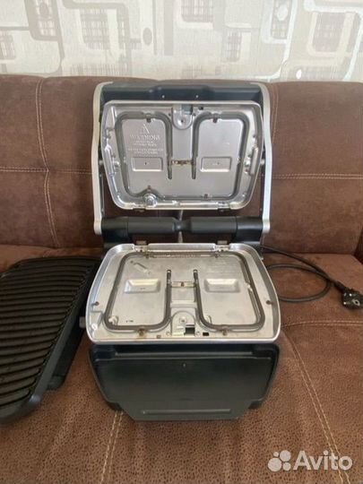 Гриль tefal optigrill initial gc706d34