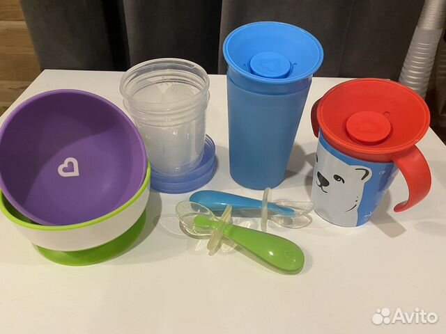Munchkin посуда для кормления бу