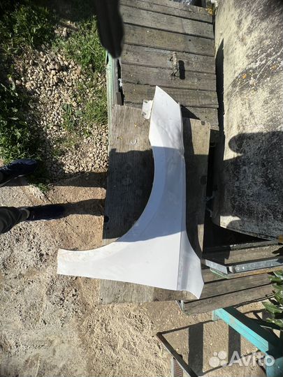 Крыло левое skoda octavia a7 дорест