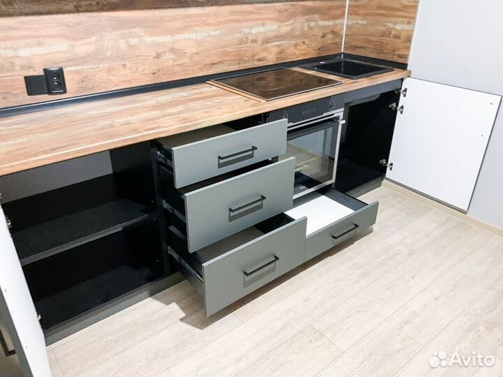 Прямая кухня со склада (цена за всю кухню) ксп:375