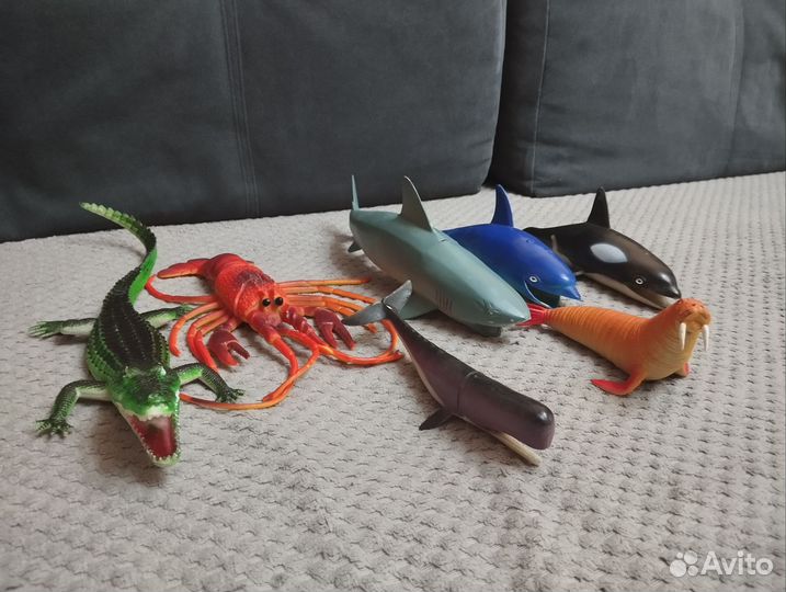 Набор насекомых и подводных обитателей