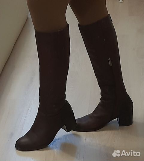 Сапоги женские натуральная кожа размер 39