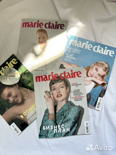 Журналы 4шт Marie Clare как vogue id dazed