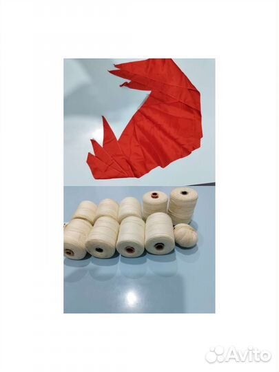 Пионерский галстук СССР нитки для кружев