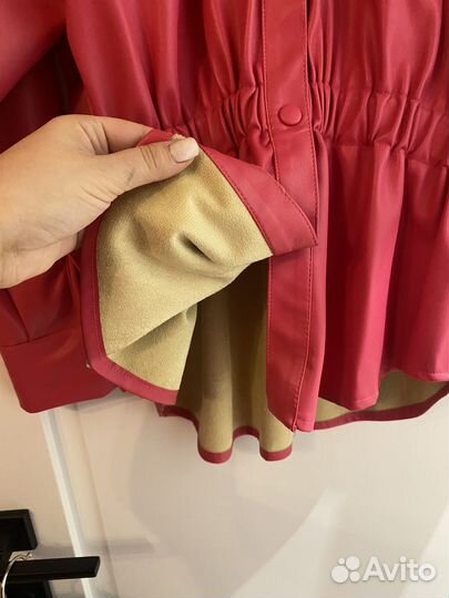 Кожаная блузка