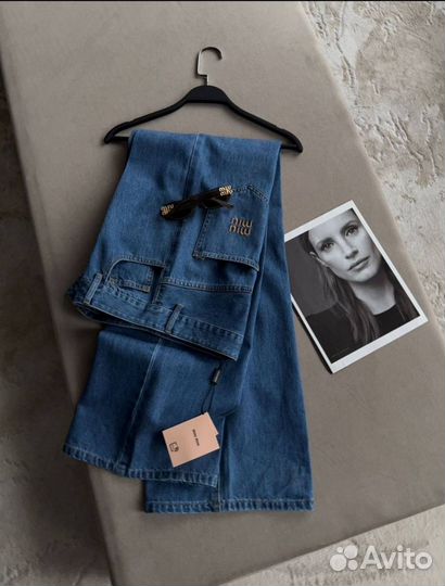 Джинсы женские синие S M L