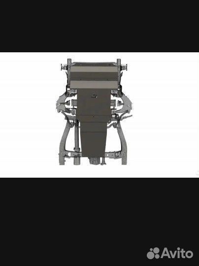 Защита двигателя toyota hilux Surf 185