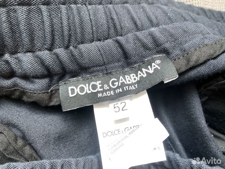 Брюки на завязках Dolce & Gabbana / 52 / Оригинал