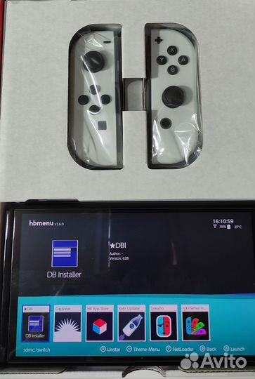 Новая прошитая Nintendo switch oled