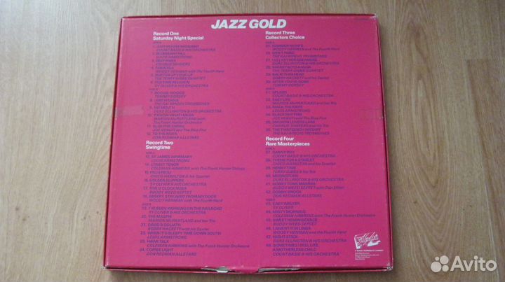 Пластинка 4 LP-box Jazz Gold UK 1980