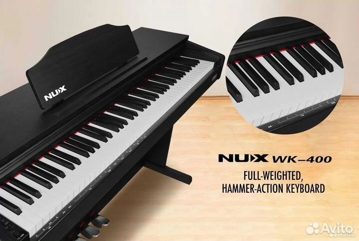 Цифровое Фортепиано Nux WK-400 Black