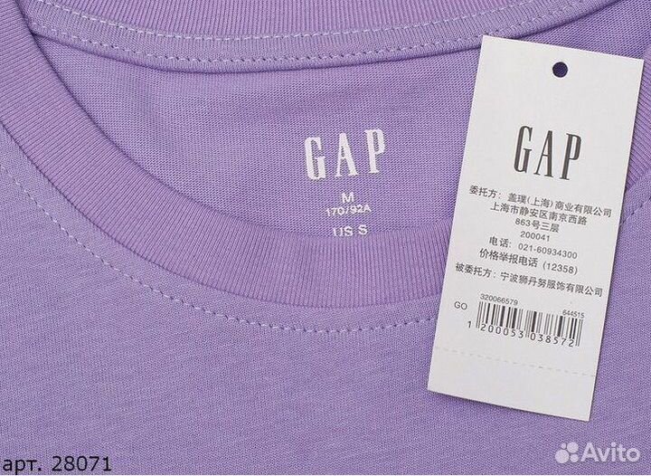 Футболка GAP Фиолетовая