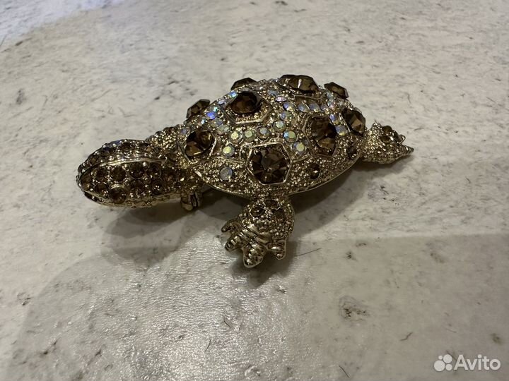 Брошь черепаха