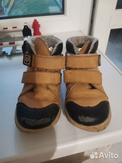 Ботинки детские демисезонные утепленные 25 размер